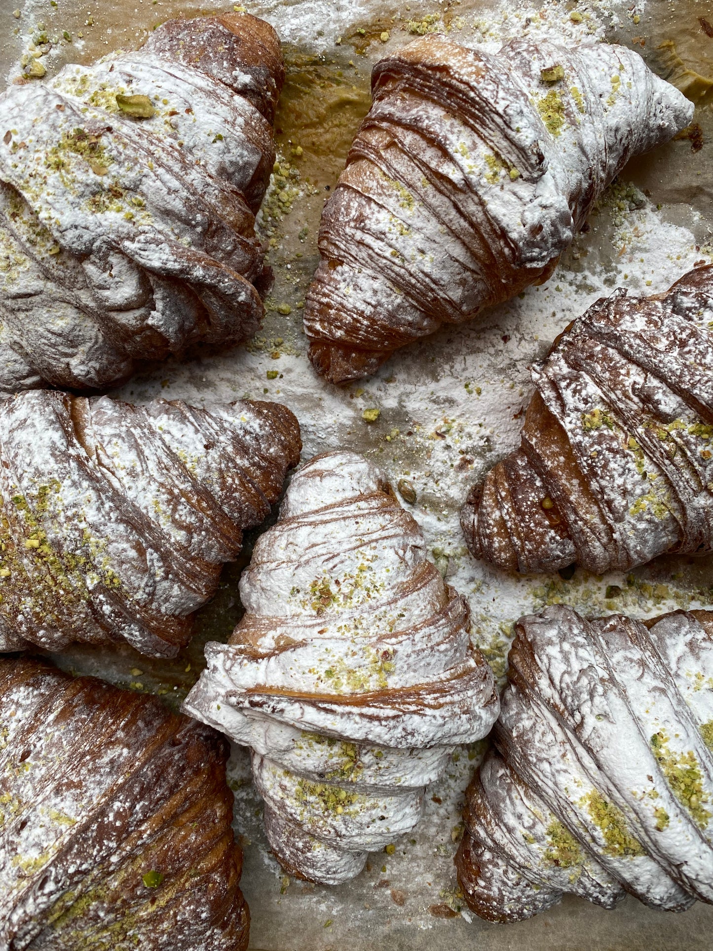 Pistachio Custard Croissant