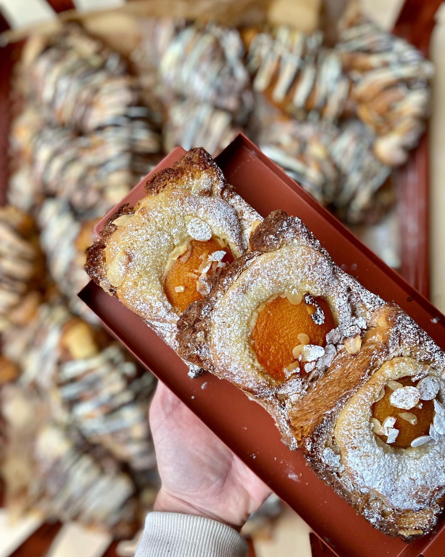 Apricot + Pistachio Bostock