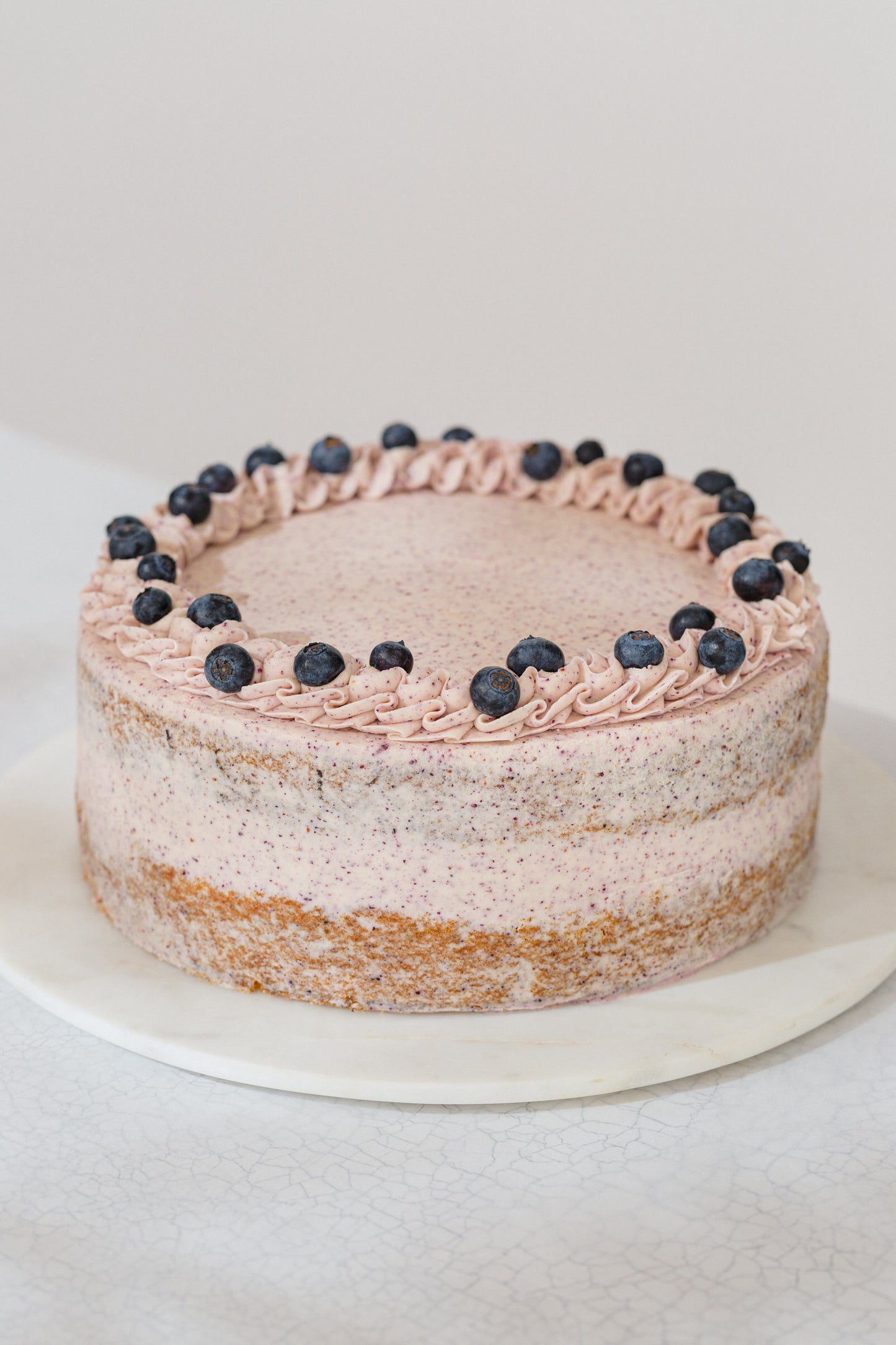 Lemon + Blueberry Cake