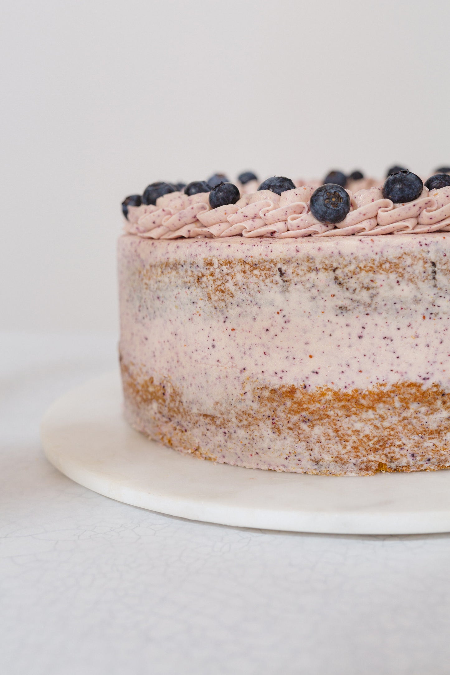 Lemon + Blueberry Cake