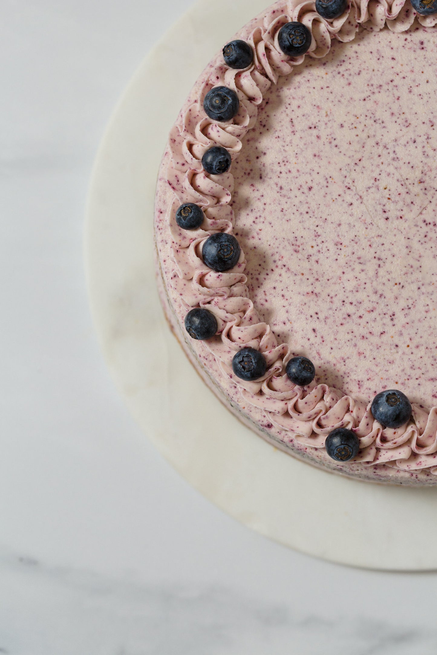 Lemon + Blueberry Cake