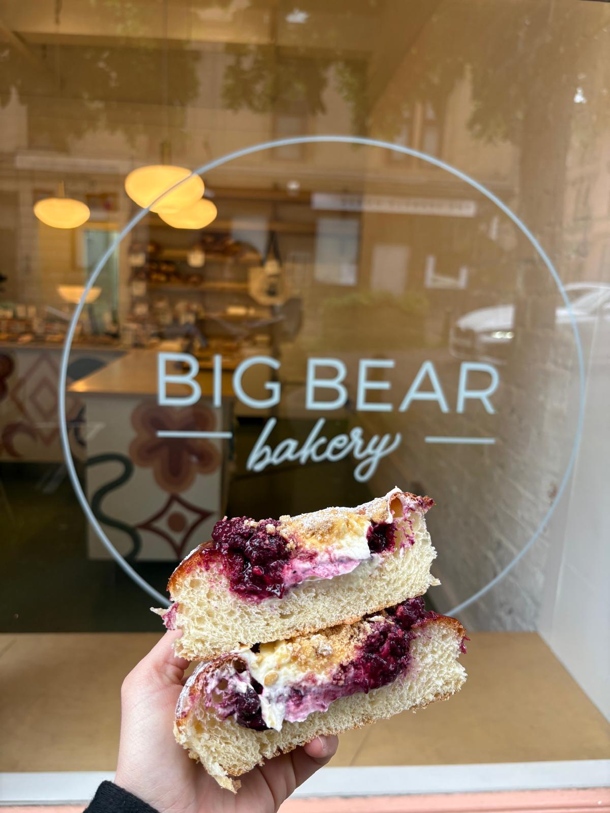 Berry Cheesecake Brioche Bun
