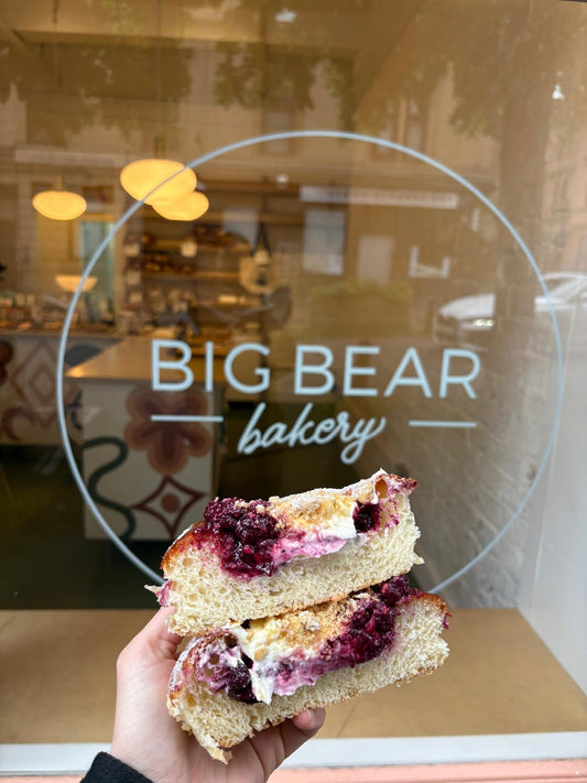 Berry Cheesecake Brioche Bun