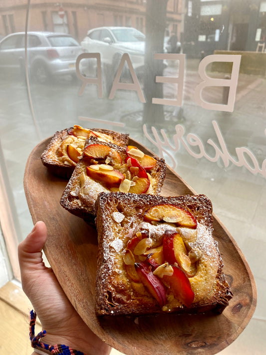 Spiced Plum + Almond Bostock