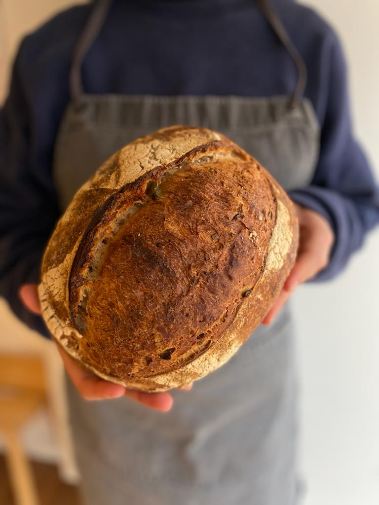 Roasted Onion, Cheddar + Sundried Tomato Sourdough