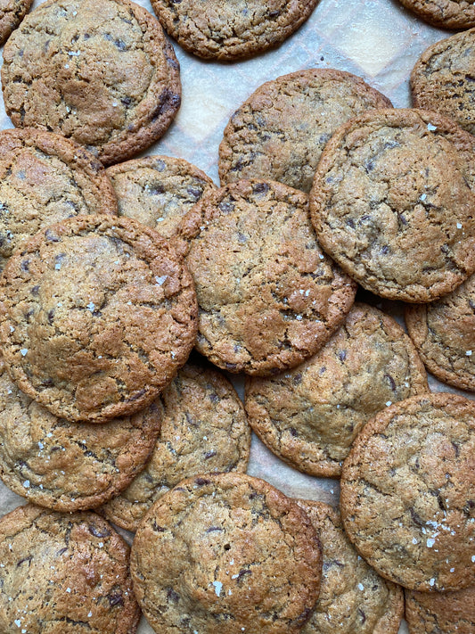 Rye Choc Chip + Sea Salt Cookie